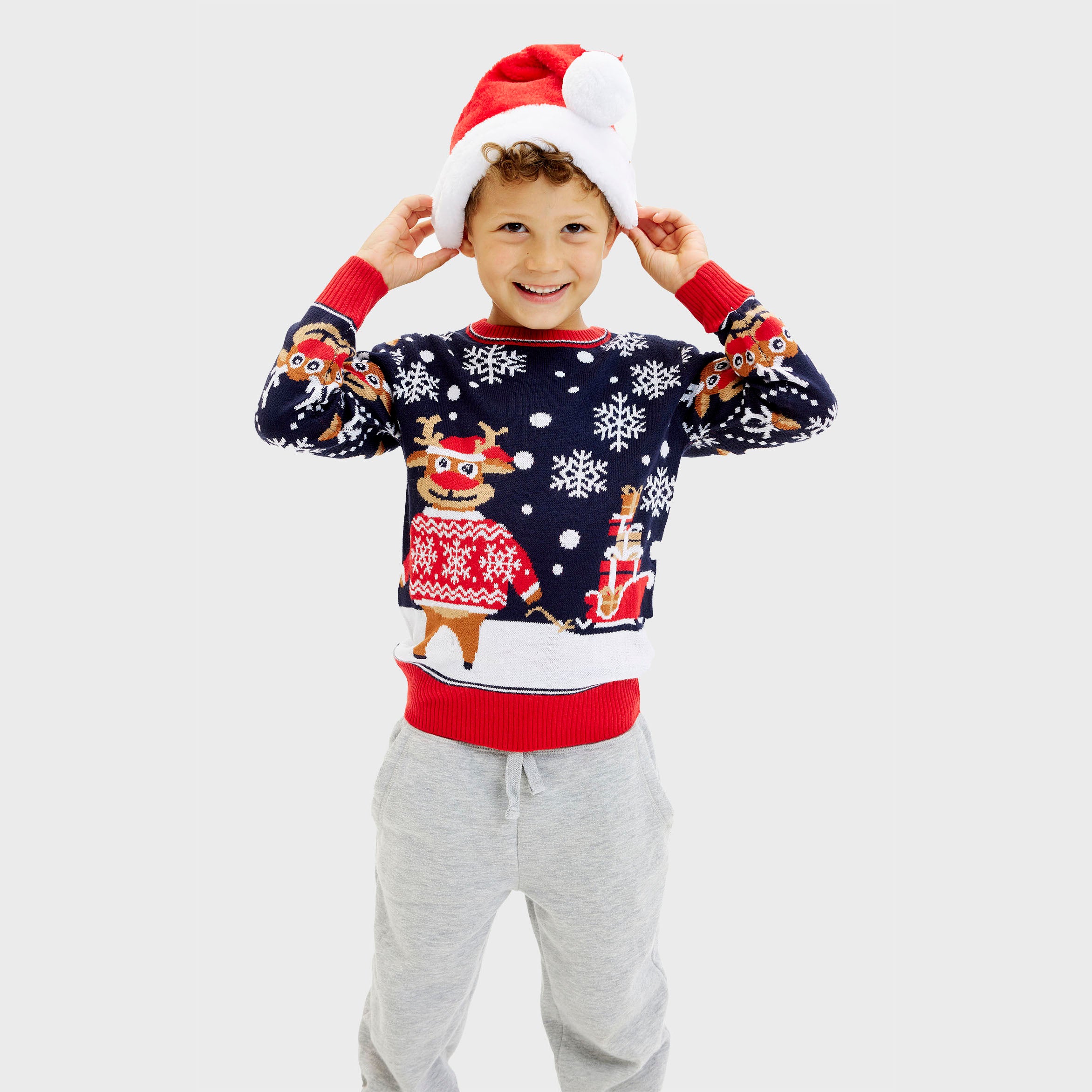 The Bringing Christmas Gifts Kersttrui - Kinderen